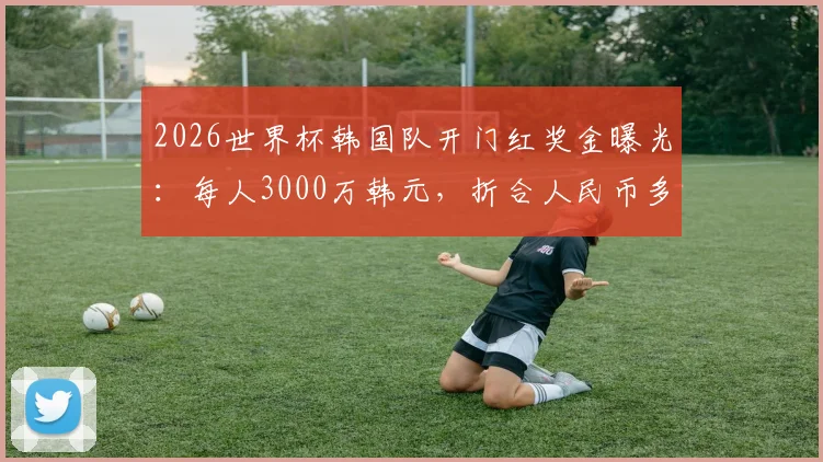 2026世界杯韩国队开门红奖金曝光：每人3000万韩元，折合人民币多少？深度解读其奖金分配制度